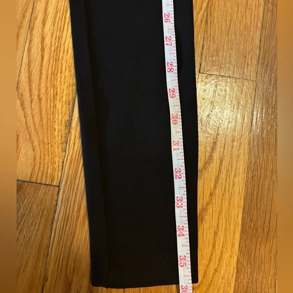 Zara Black Trousers with Unique Stitching
